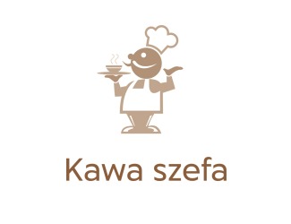Projekt graficzny logo dla firmy online kawa szefa